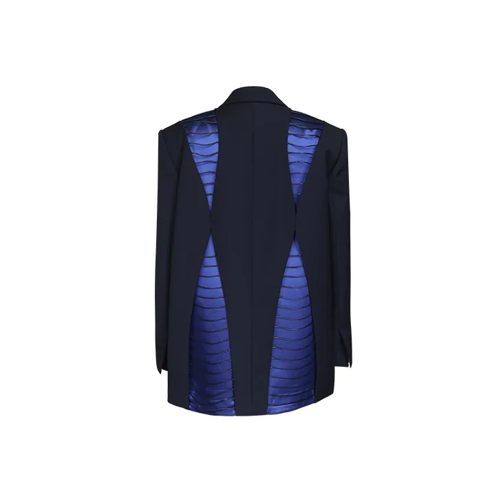 SIQIZ Business Suits Women's Blue Black-1