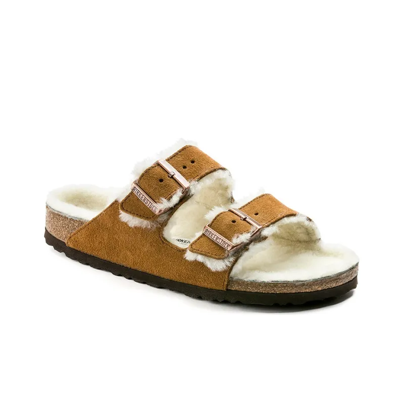 Birkenstock Arizona Shearling Suede Mink-2