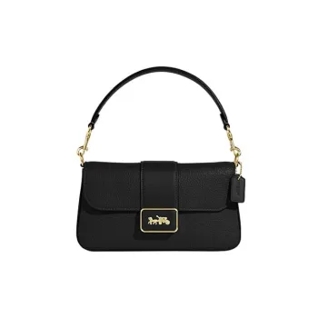 COACH Grace Cow Leather With Split Cow Leather Portable Crossbody Bag Shoulder Bag Mini Women's Black