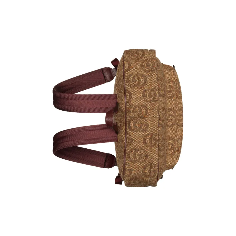 GUCCI Wool Jacquard Kids' Backpacks Regular Kids' Brown-6