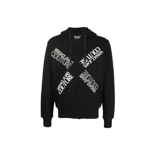 VERSACE JEANS COUTURE Sweatshirts Men Black