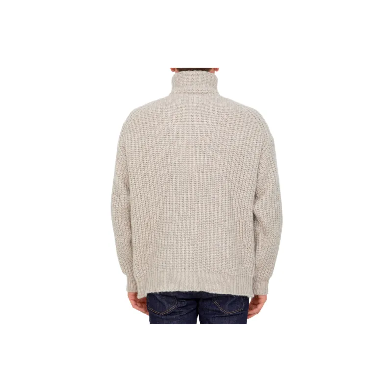 ROBERTO COLLINA FW22 Sweater Men's Light Umber-1