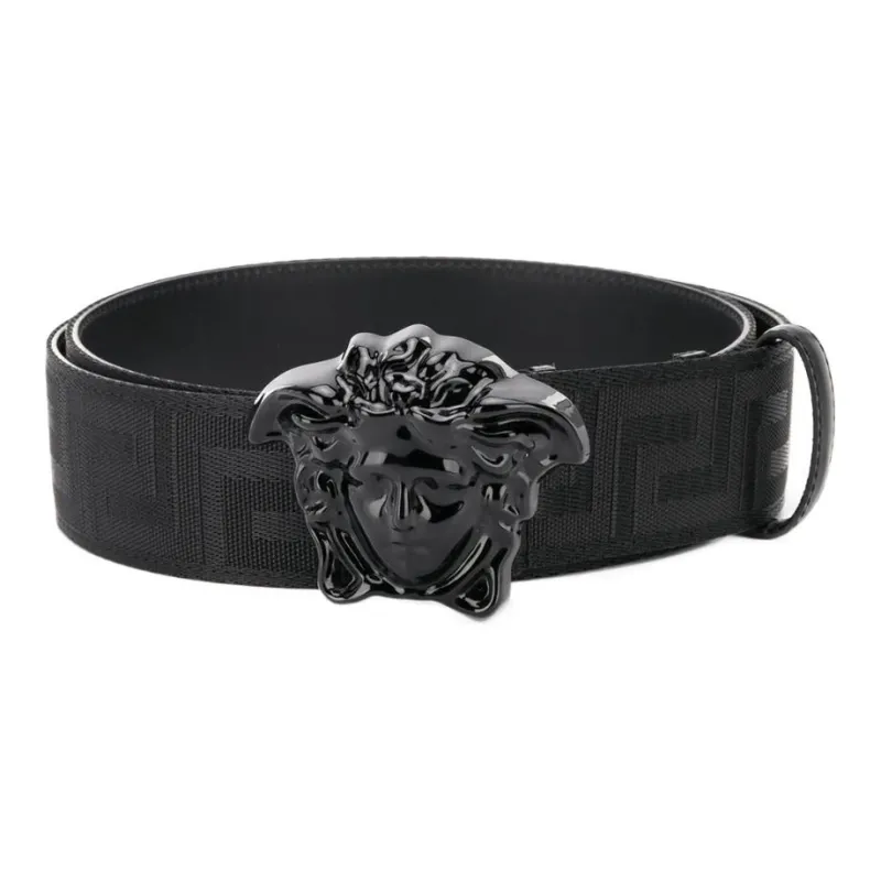 VERSACE Medusa Metal Buckle Men's Width  4cm-1