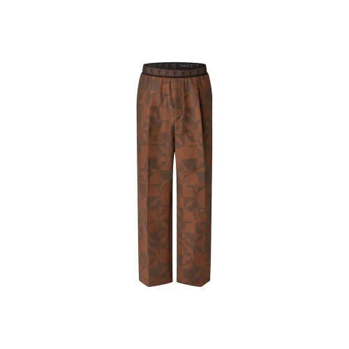 LOUIS VUITTON New Quarterly Products Of LV Casual Pants Men Brown