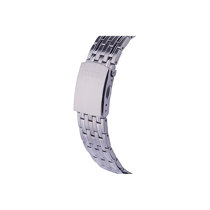 CITIZEN Automatic Mechanical Movement Stainless Steel Strap Watch Men's Watches White Dial-3