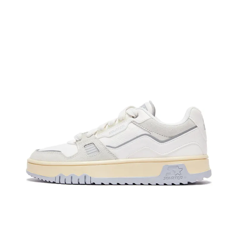 STARTER Rainer EP Collection Height Increasing Low Top Skateboard Shoes Men's White Gray-0