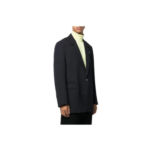 JIL SANDER Business Suits Men Black/Blue