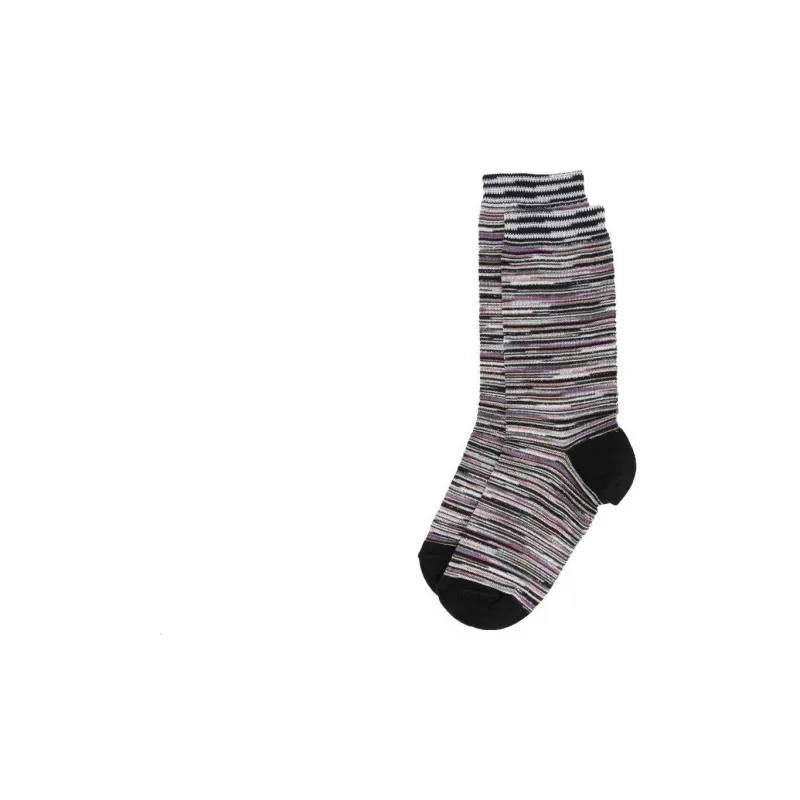 MISSONI Unisex Mid-Calf Socks-0