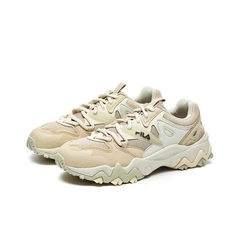 FILA Oakmont 2 Cushioning Anti Slip And Wear Resistant Low Top Casual Shoes Men's Sandy/Pelican Color-1