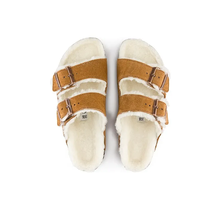 Birkenstock Arizona Shearling Suede Mink-4