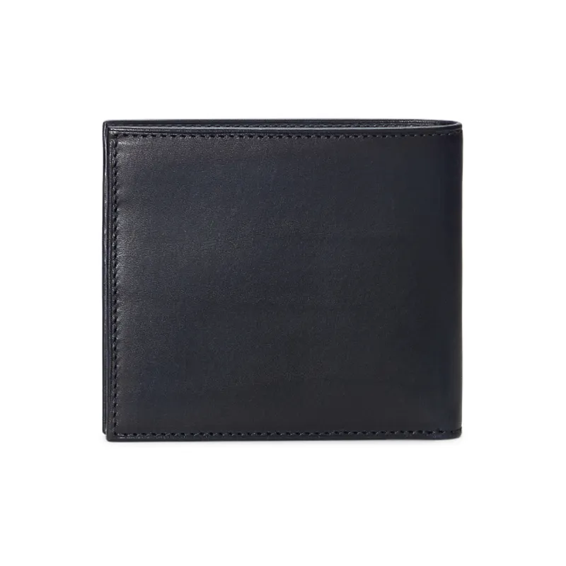 Polo Ralph Lauren Cow Leather Wallet Men's Dark Blue-1