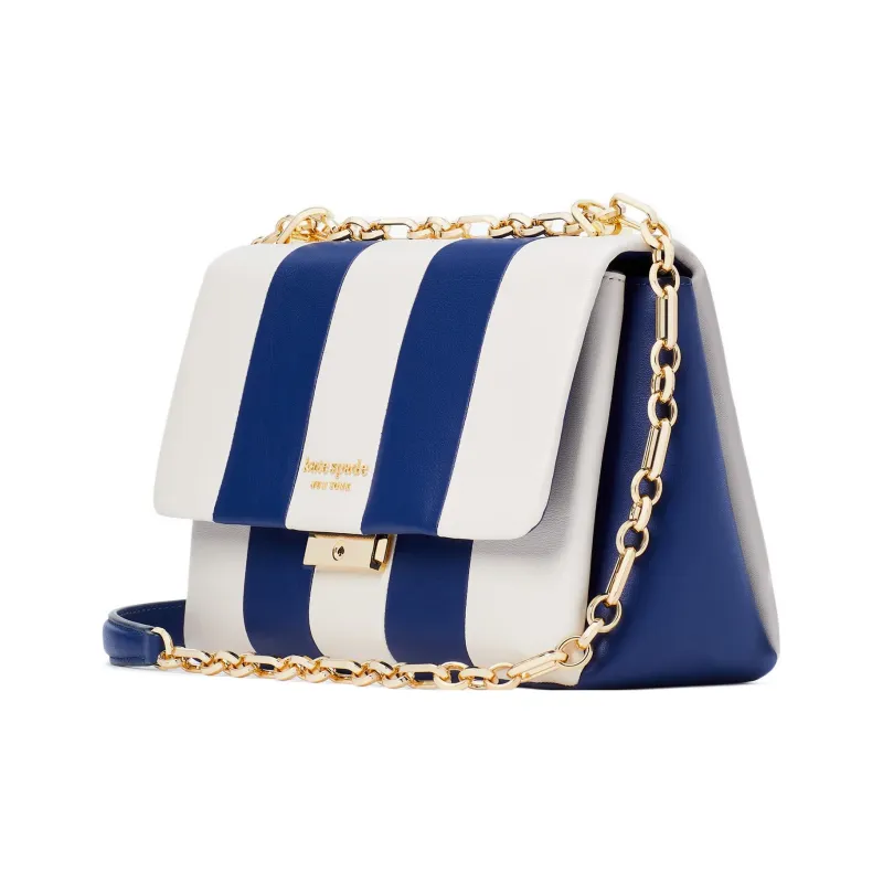 Kate Spade Multicolor Cow Leather Crossbody Bag Shoulder Bag Medium Size Women's Space Blue/White-1