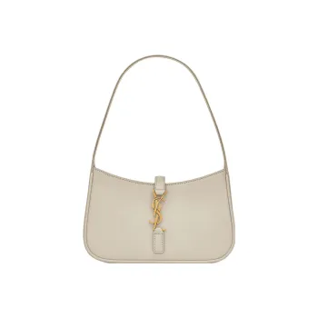 SAINT LAURENT LE5A7 Cow Leather Shoulder Bag Handbag Shoulder Bag Mini Women's Vintage White