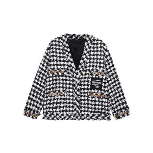 PP Jackets Women's Black/White Plaid