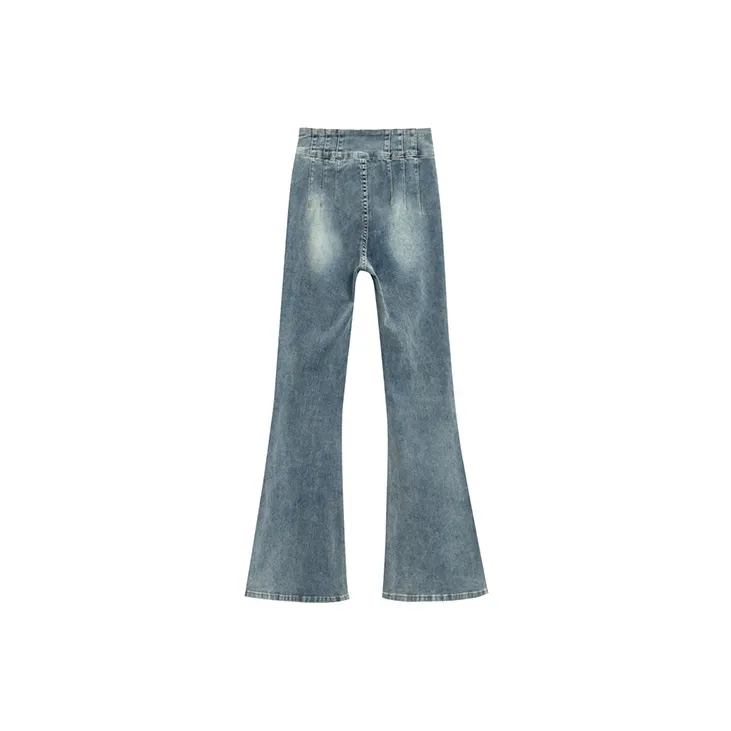 QYPRF Flared Pants Jeans Women's-1