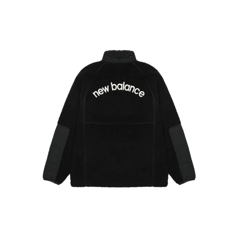 New Balance Velvet Jackets Men Black-1