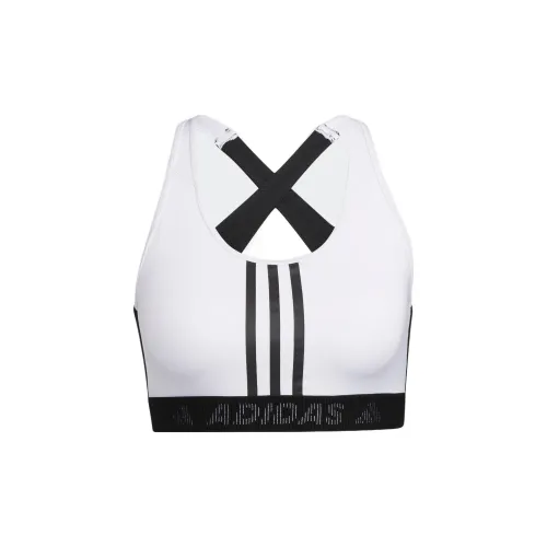 Adidas Sleeveless Sports Shirts Women's White
