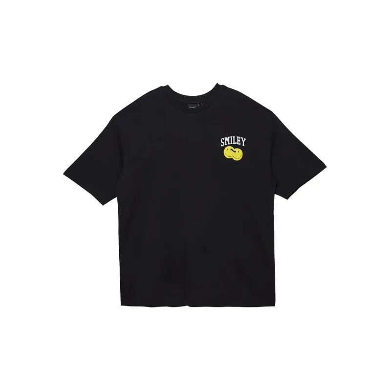 New Era x Smiley New Era × Smiley T Shirt Unisex Black-0