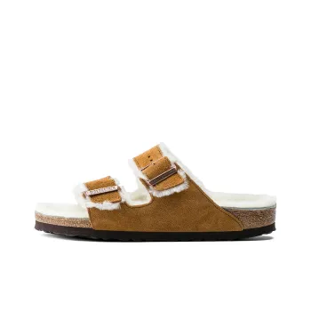 Birkenstock Arizona Shearling Suede Mink