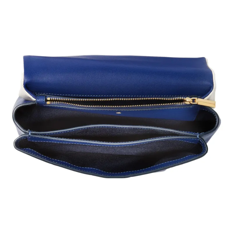Kate Spade Multicolor Cow Leather Crossbody Bag Shoulder Bag Medium Size Women's Space Blue/White-2