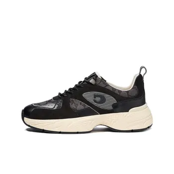 COACH Tech Low-Top Casual Shoes Men's Black