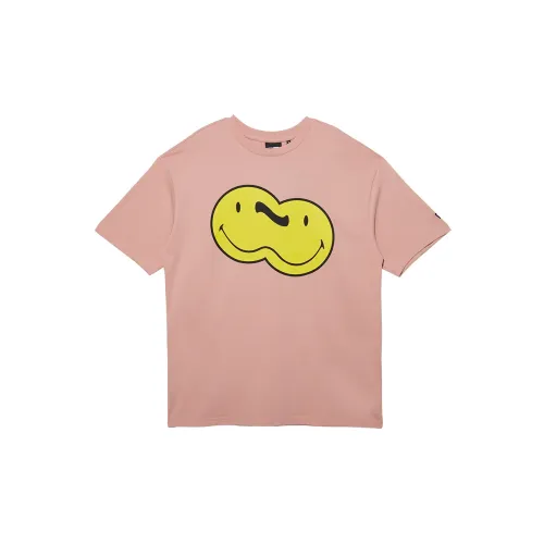 New Era × Smiley T-Shirts Unisex Pink