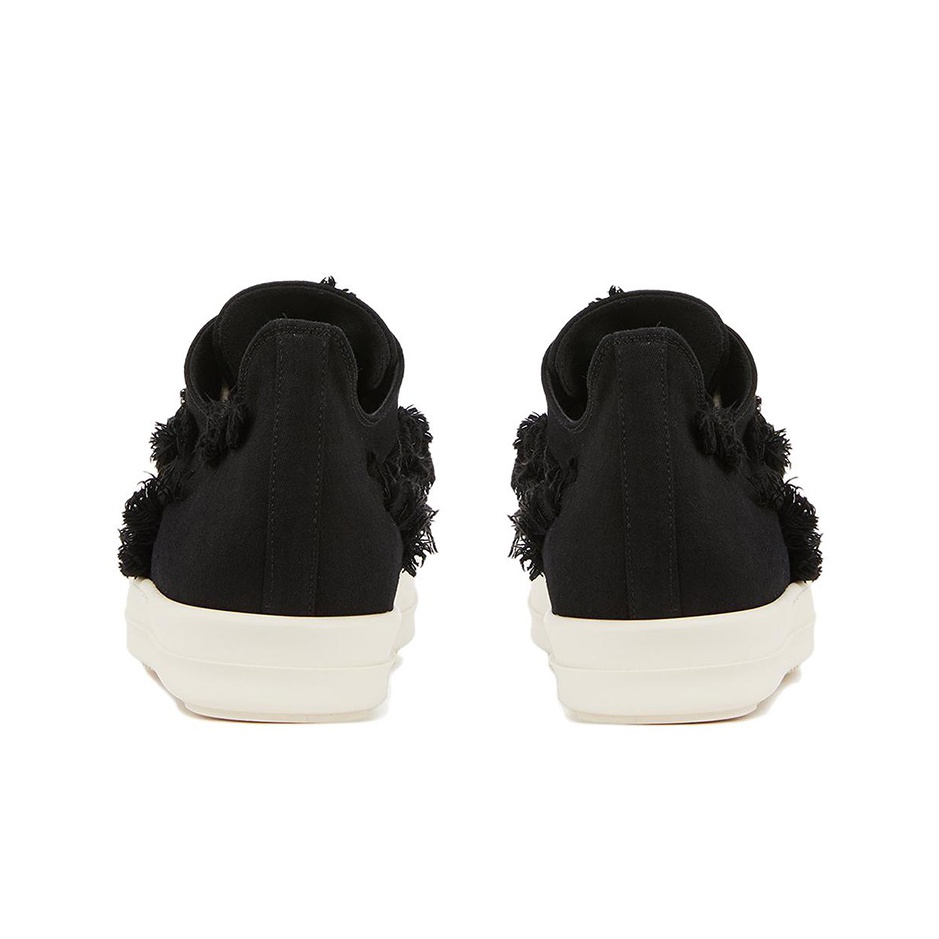 Rick Owens DRKSHDW Fogachine Slashed Stretch Denim Low Black