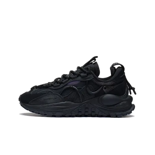 LiNing CF Star Track Cushioning Rebound Low Top Sports Casual Shoes Women's Black