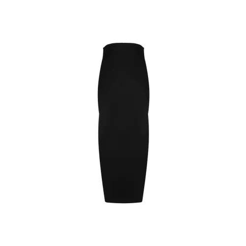 RICK OWENS Casual Long Skirts Women's Black