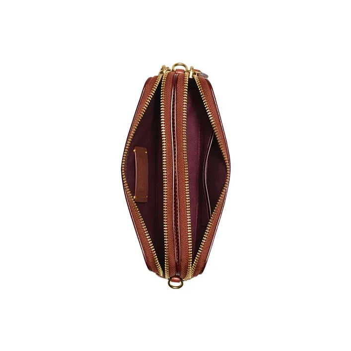 COACH MINT+SERF Collaboration Kira Coated Canvas With Calfskin Shoulder Bag Crossbody Bag Women's Brown-2
