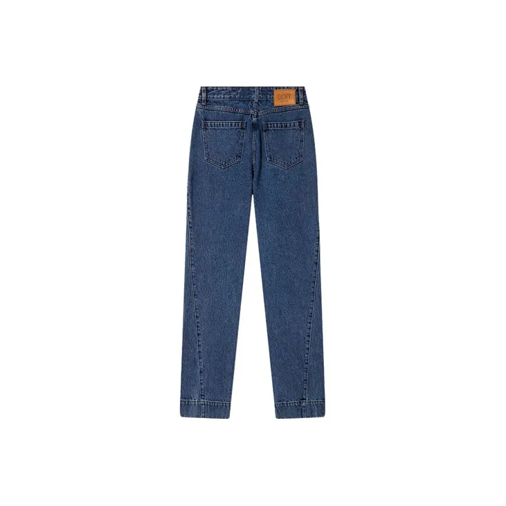 DKNY FW22 Straight Jeans Women's Dark Denim Blue-1
