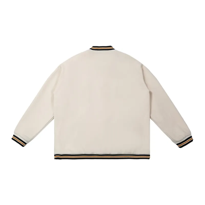 WAYNEXZAVIER Loose Fit Jacket Men's Beige-1
