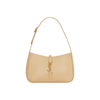 SAINT LAURENT LE5A7 Cow Leather Shoulder Bag, Handbag, Shoulder Bag Women's Nude