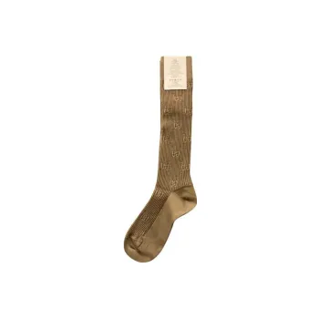 GUCCI FW22 Knee High Socks Women's Brown