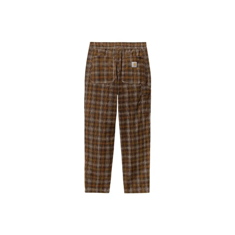 Carhartt WIP Casual Pants Men Yellow Brown-1