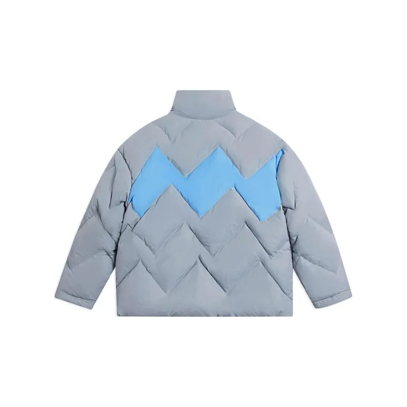 LiNing Down Jackets Men Gray Blue-1