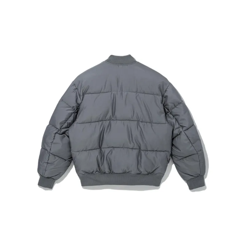 New Era Puffer Jackets Men Gray-2