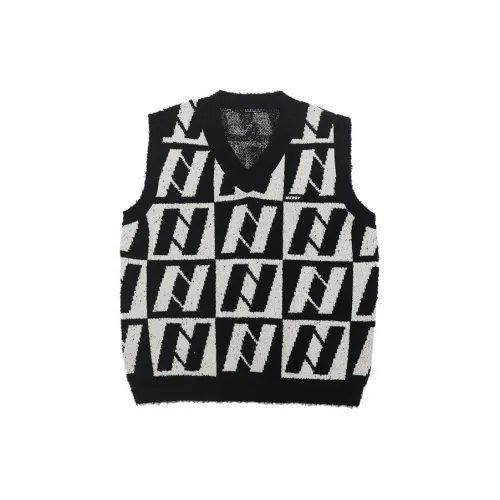 Nerdy Vests Unisex Black/White