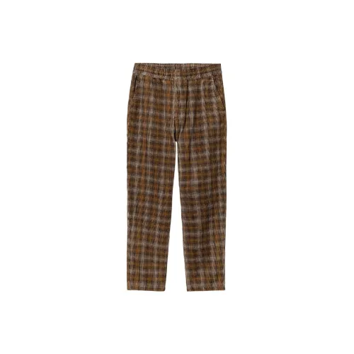 Carhartt WIP Casual Pants Men Yellow Brown