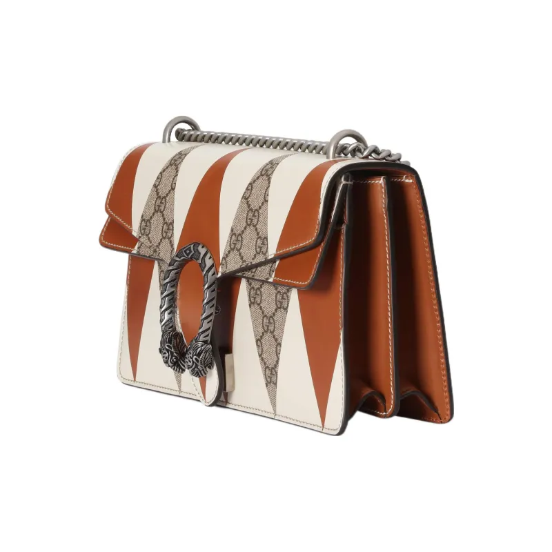 GUCCI Dionysus Multicolor Canvas With Leather Crossbody Bag, Shoulder Bag Women's-1
