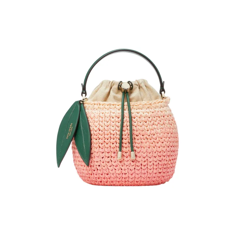 Kate Spade Cow Leather Detail Shoulder Bag, Crossbody Bag, Handbag Women's Pomegranate Red-2