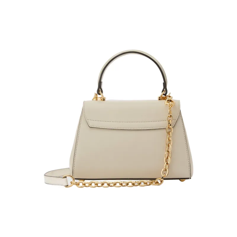 GUCCI Horsebit 1955 Leather Shoulder Bag Crossbody Bag Handbag Mini Women's White-3
