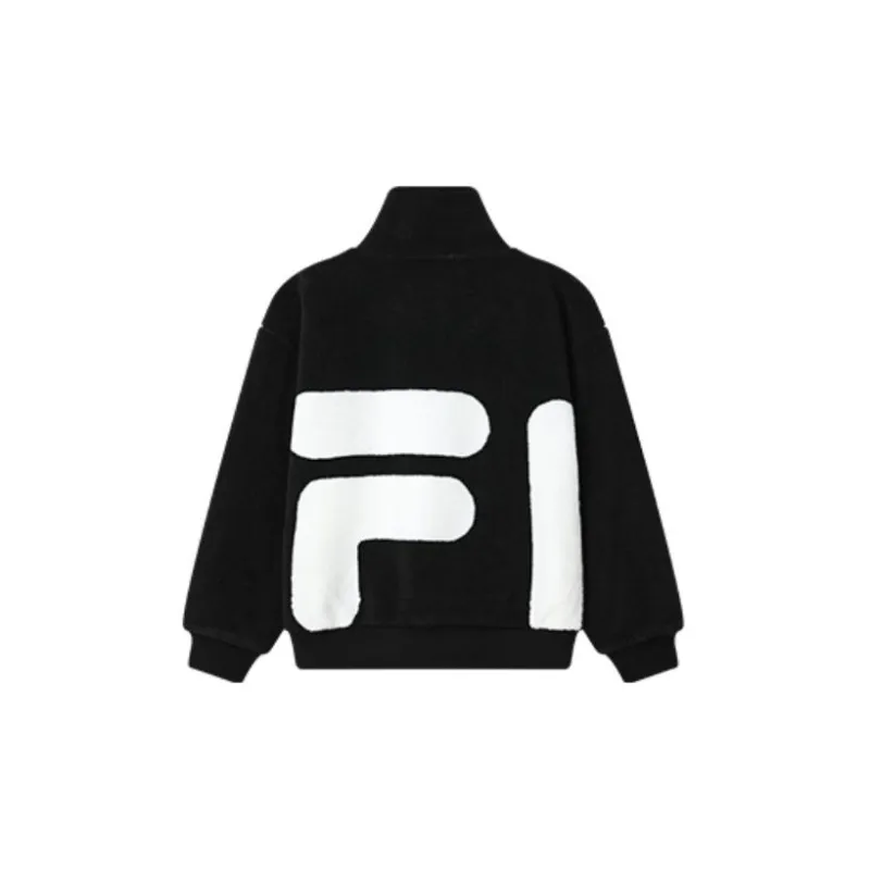 FILA Velvet Jackets Unisex Black-1