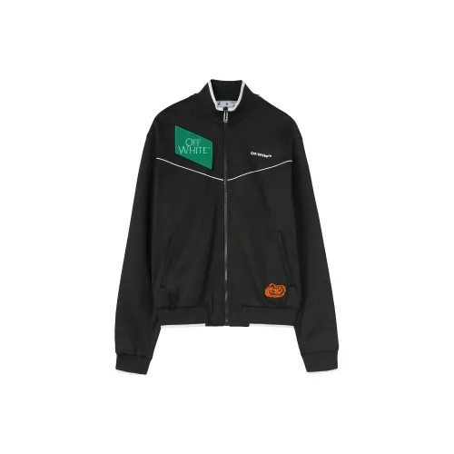 OFF-WHITE Embroidered-logo Zipped Track Jacket