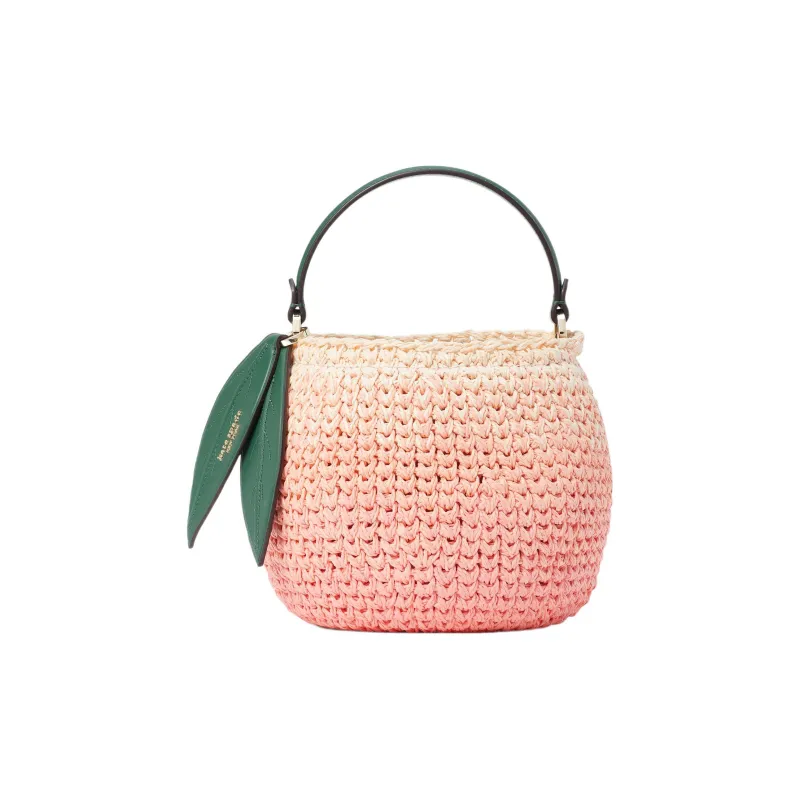Kate Spade Cow Leather Detail Shoulder Bag, Crossbody Bag, Handbag Women's Pomegranate Red-0