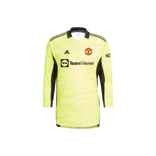 Adidas MANCHESTER UNITED THEATRE OF DREAMS Soccer Jerseys Men Yellow