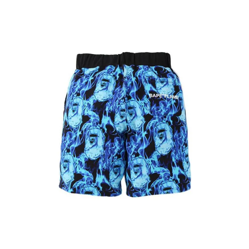 Bape Flame Wide Sweatshort-1