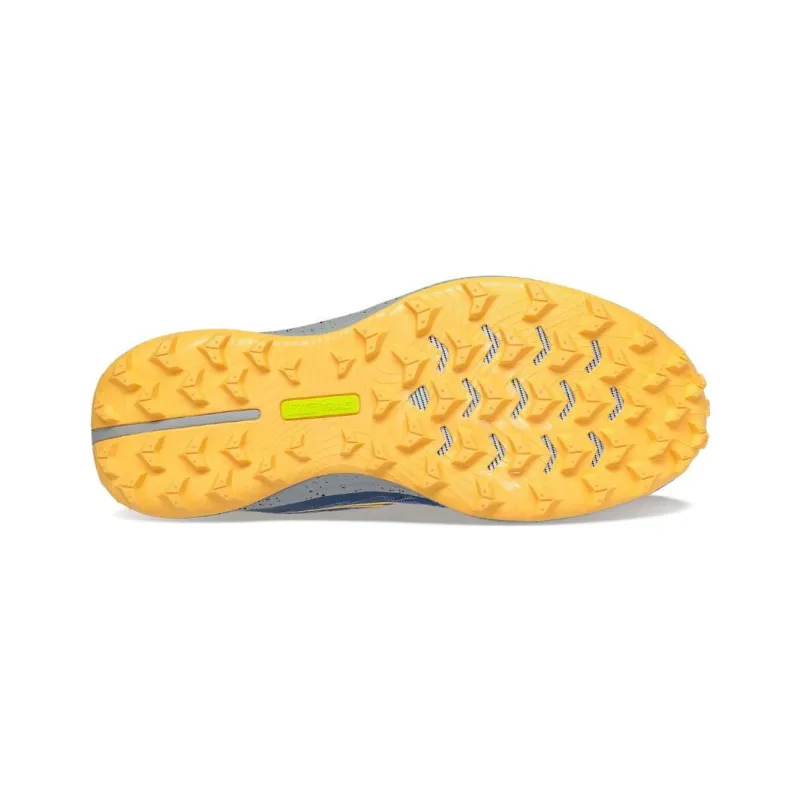 Saucony Peregrine 12 Running Shoes Women's Low Top Blue Gold-4
