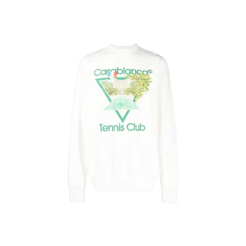 CASABLANCA Sweatshirts Men White