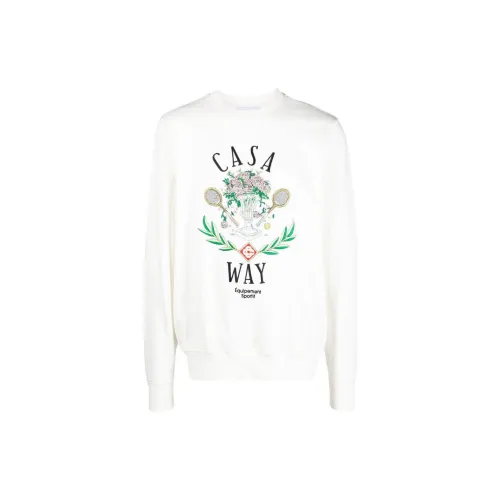 CASABLANCA Sweatshirts Men White